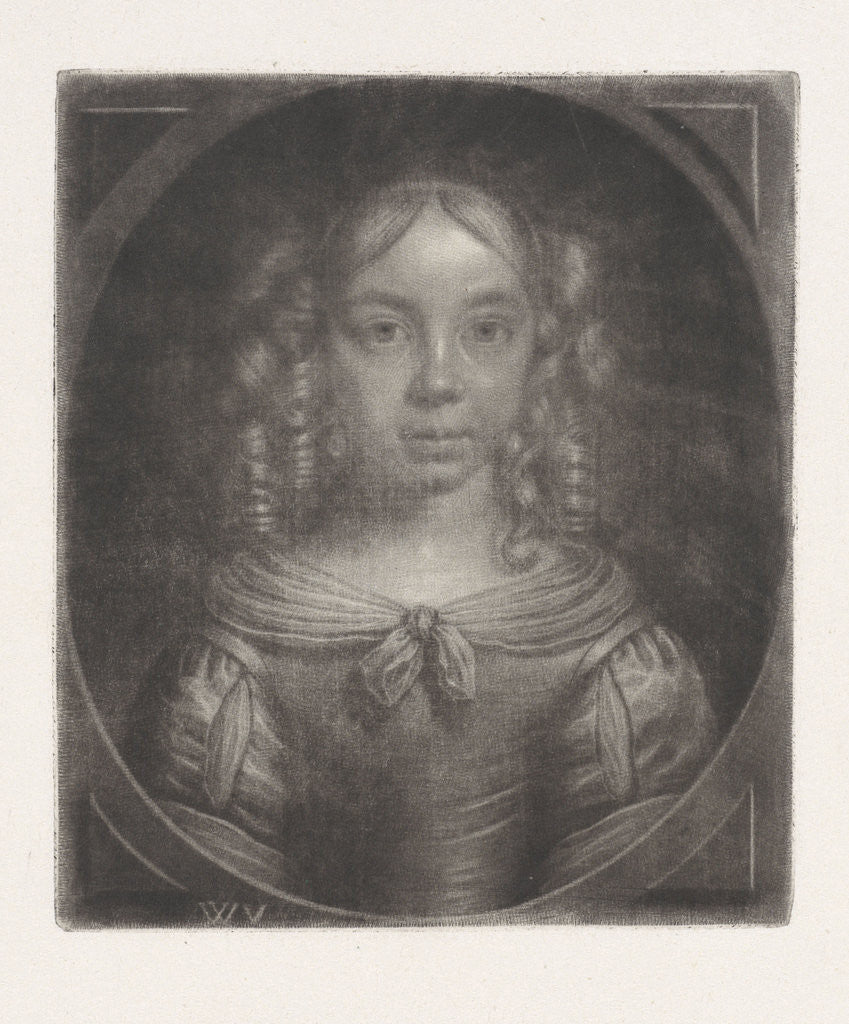 Detail of Portrait of a young girl by Wallerant Vaillant