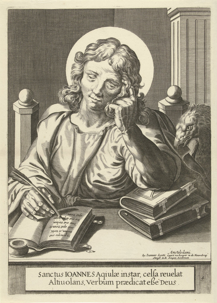 Detail of John the Evangelist by Egbert van Panderen