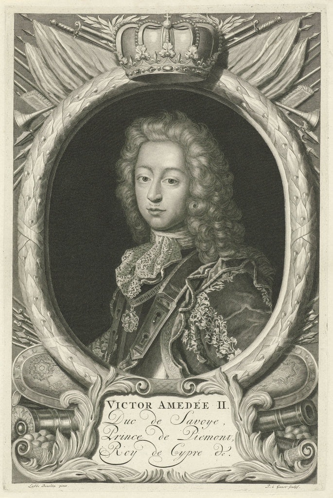 Detail of Portrait of Victor Amadeus II, Duke of Savoy by Pieter van Gunst