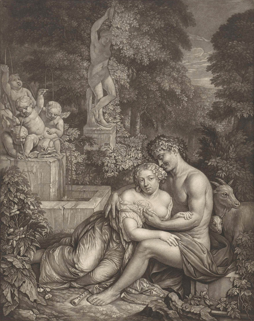 Detail of Vertumnus and Pomona by Gerard Valck