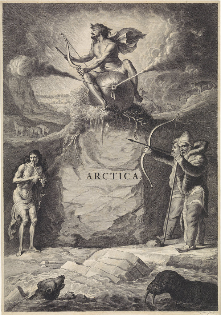 Detail of Arctic landscape by Anonymous