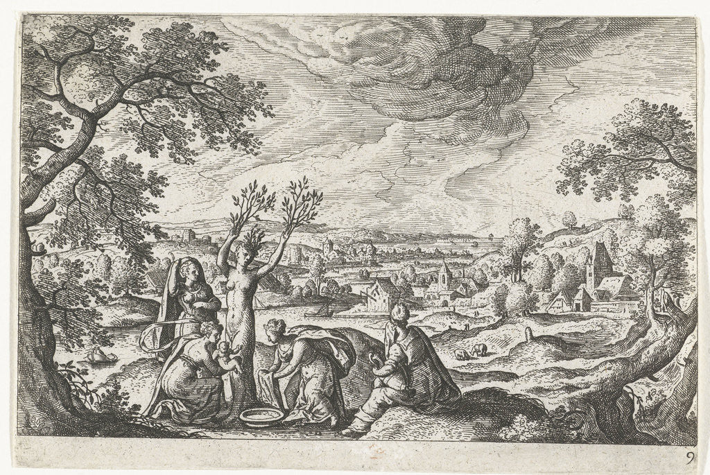 Detail of Birth of Adonis by Anonymous