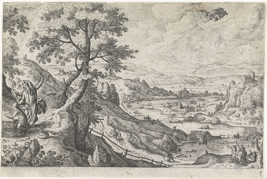 Detail of Sacrifice of Isaac by Anonymous