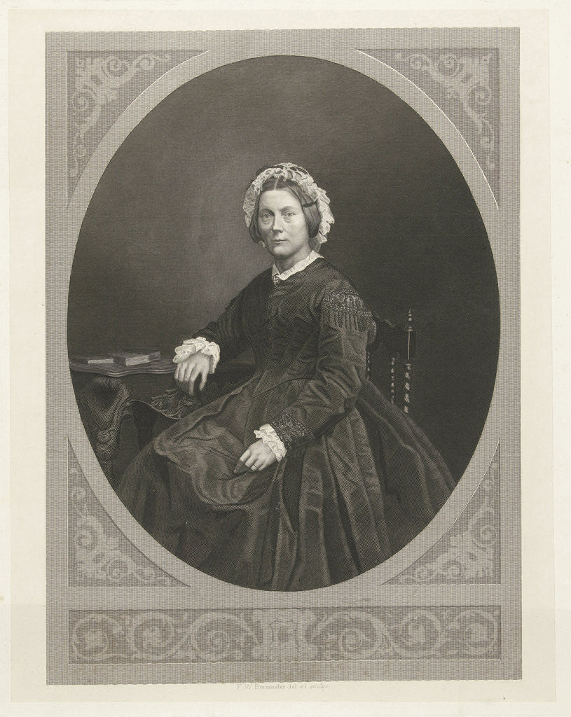 Detail of Portrait of Emma Boissevain by Friedrich Wilhelm Burmeister