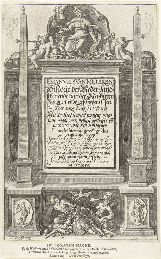 Detail of Allegory of the history of the Netherlands by Anonymous