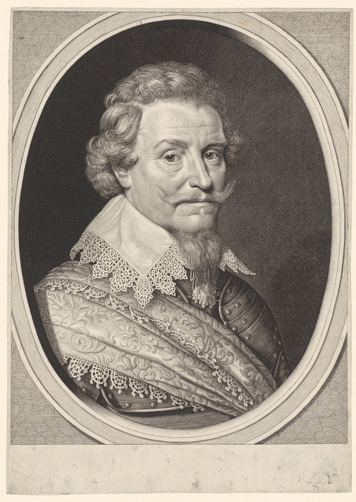 Detail of Portrait of Ernst Casimir, Count of Nassau-Dietz by Michiel Jansz van Mierevelt