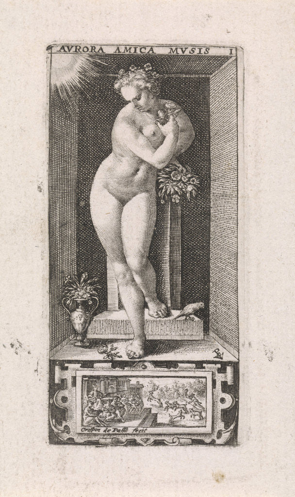 Detail of Morning by Crispijn van de Passe I