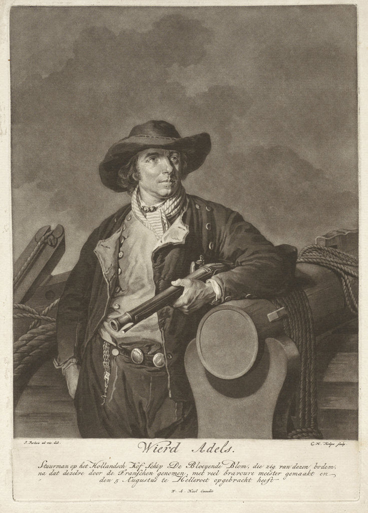 Detail of Portrait of Wiert Adels by Willem Alexander Keel