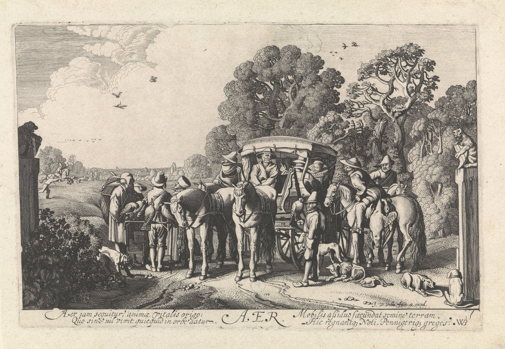 Detail of Air (Aer) by Jan van de Velde