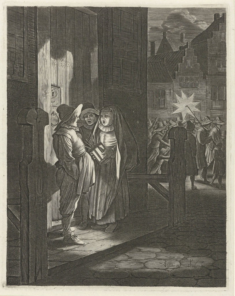 Detail of Three kings by Claes Jansz. Visscher II