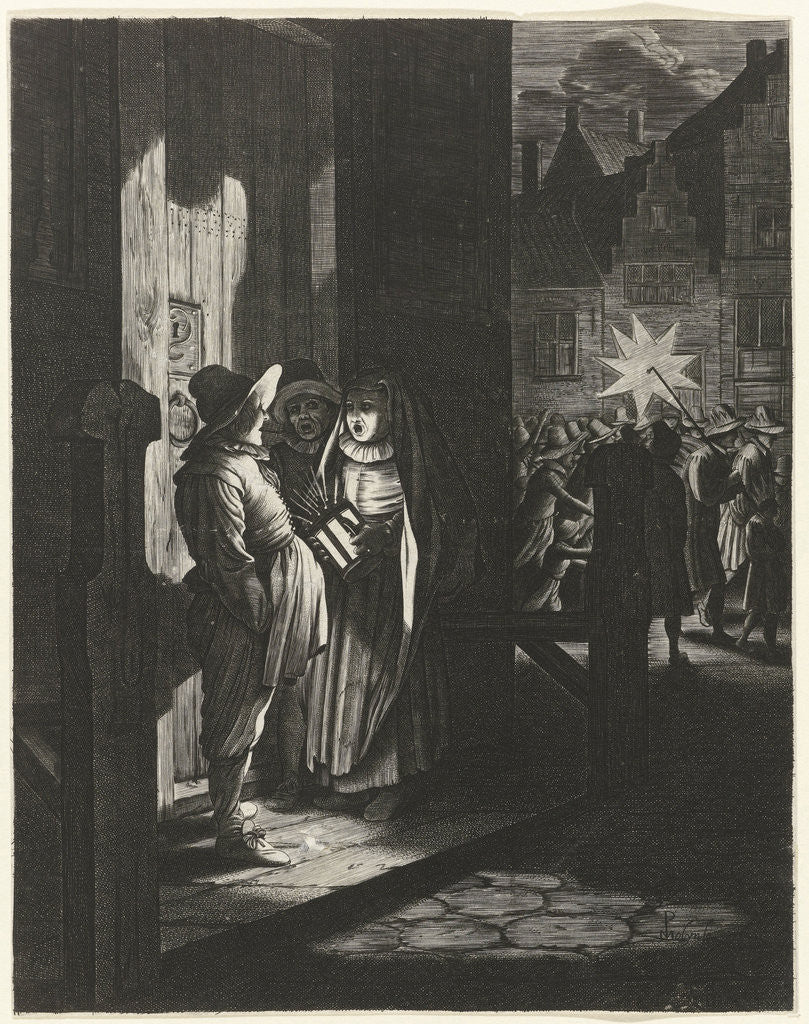 Detail of Three kings by Jan van de Velde II