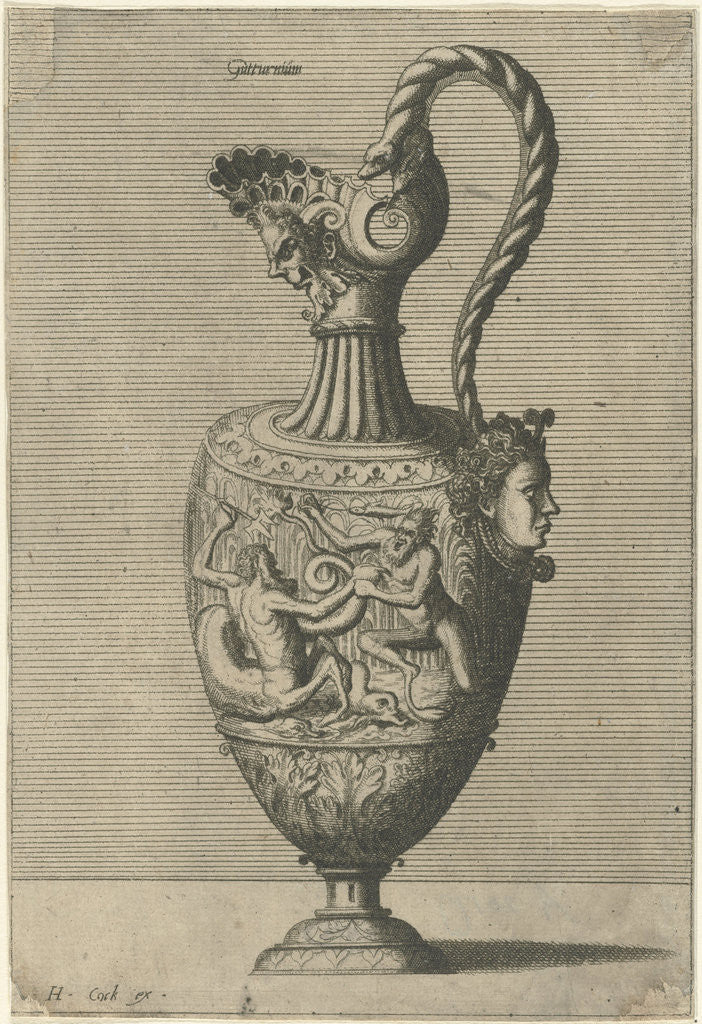 Detail of Gutturnium by Hieronymus Cock