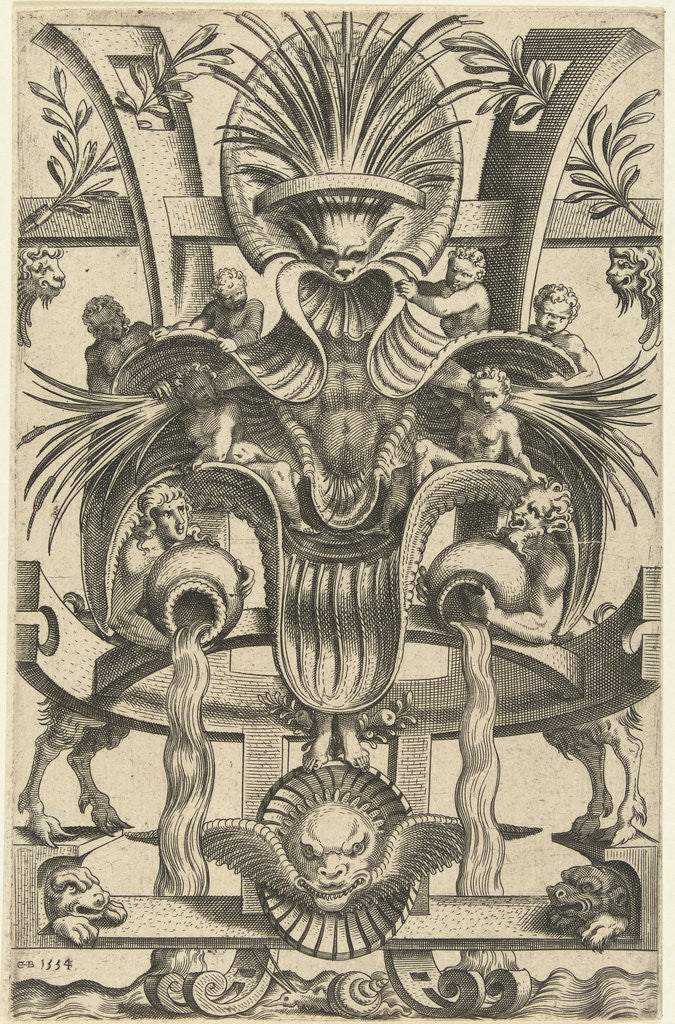 Detail of A scroll by Anonymous