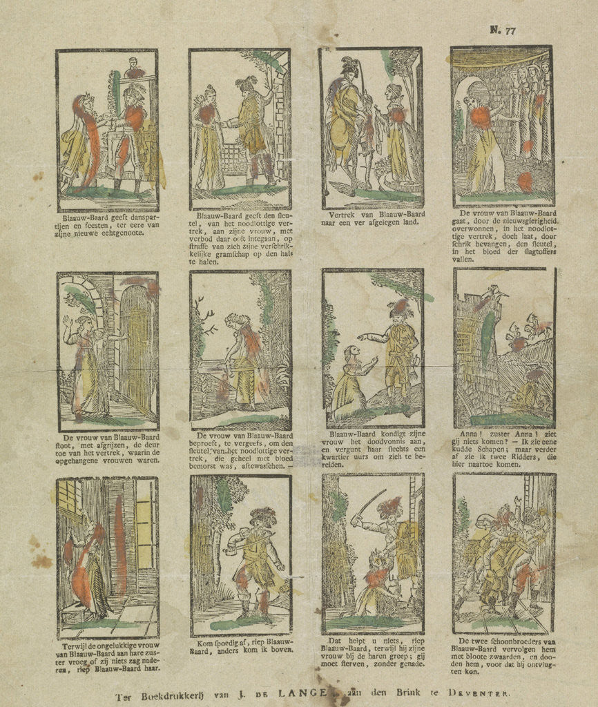 Detail of Bluebeard by Anonymous