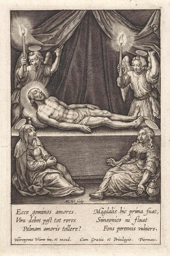 Detail of Lamentation of Christ by Piermans