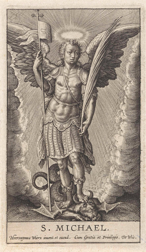 Detail of Archangel Michael by de Wit