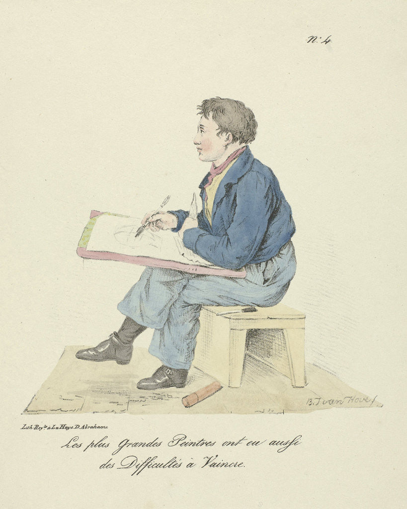 Detail of Studies from Nature by D. Abrahams