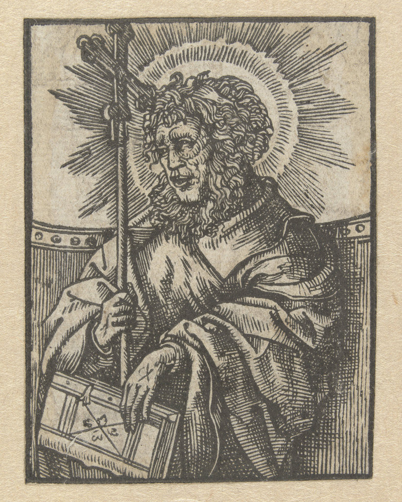 Detail of The Apostle Philip by Jacob Cornelisz van Oostsanen