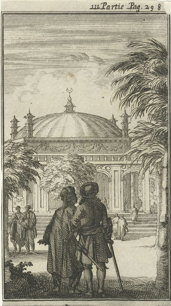 Detail of King Tomb to Golconda by Charles Angot