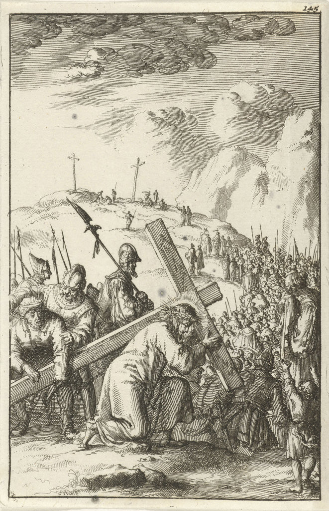 Detail of Carrying of the Cross by Aart Dircksz Oossaan