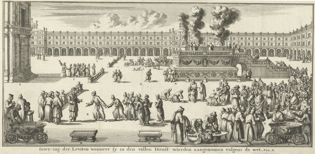 Detail of Consecration of the Levites by Willem Goeree