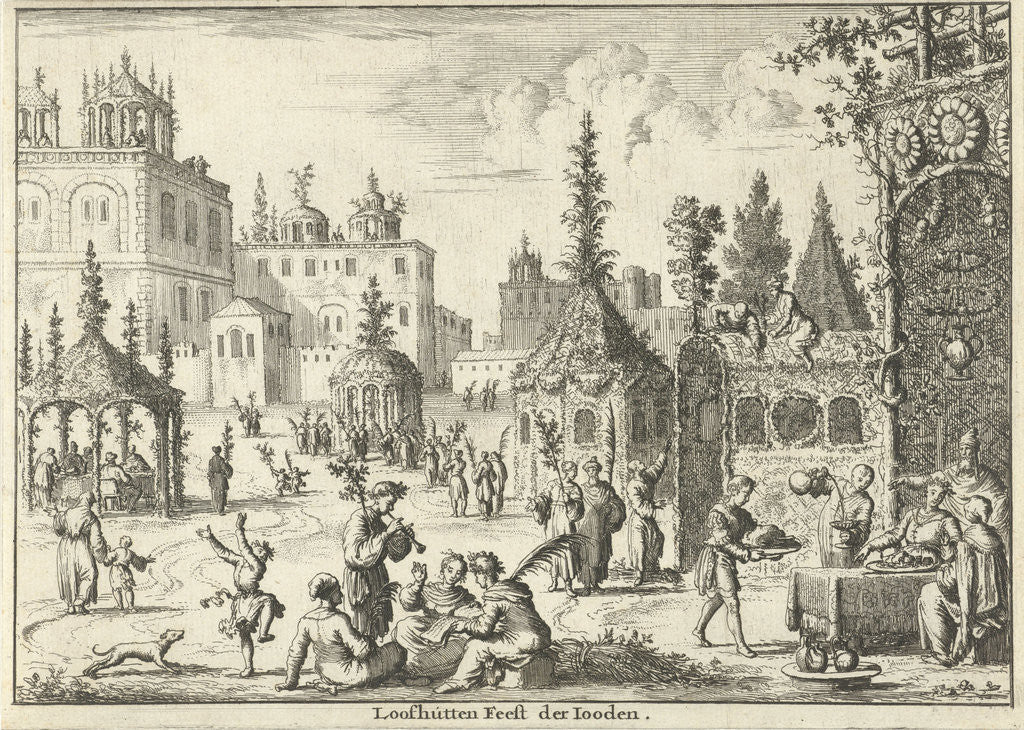 Detail of Feast of Tabernacles by Willem Goeree