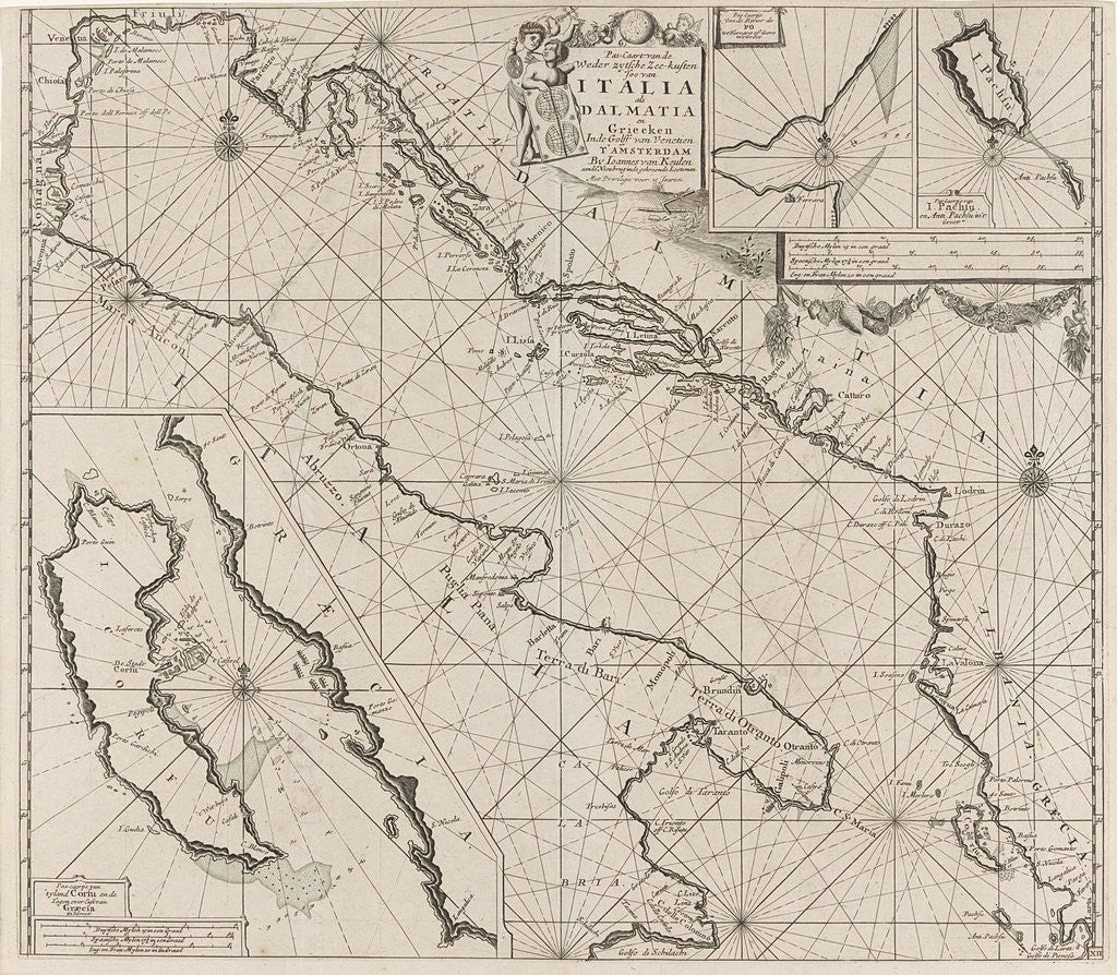 Detail of Map of the coasts of the Adriatic by Anonymous