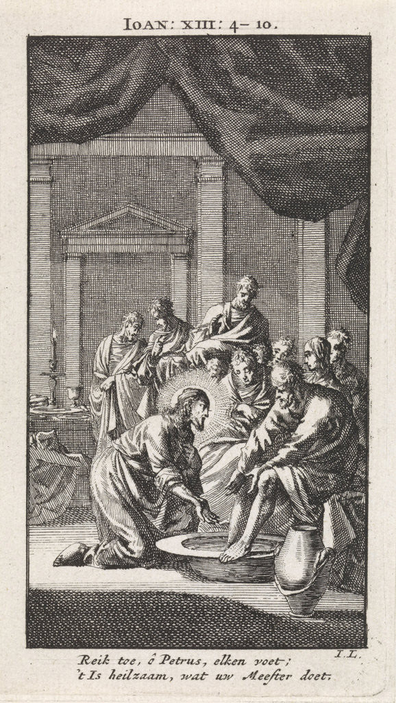 Detail of Foot Washing of Peter by Pieter Arentsz & Cornelis van der Sys II