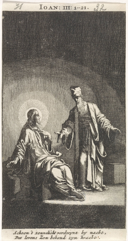 Detail of Conversation between Christ and Nicodemus by Anonymous