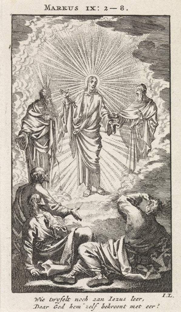 Detail of Transfiguration of Christ on Mount Tabor by Arentsz Pieter Cornelis van der Sys II