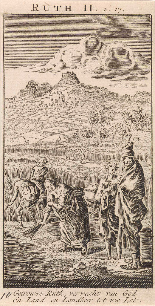 Detail of Boaz and Ruth by Anonymous