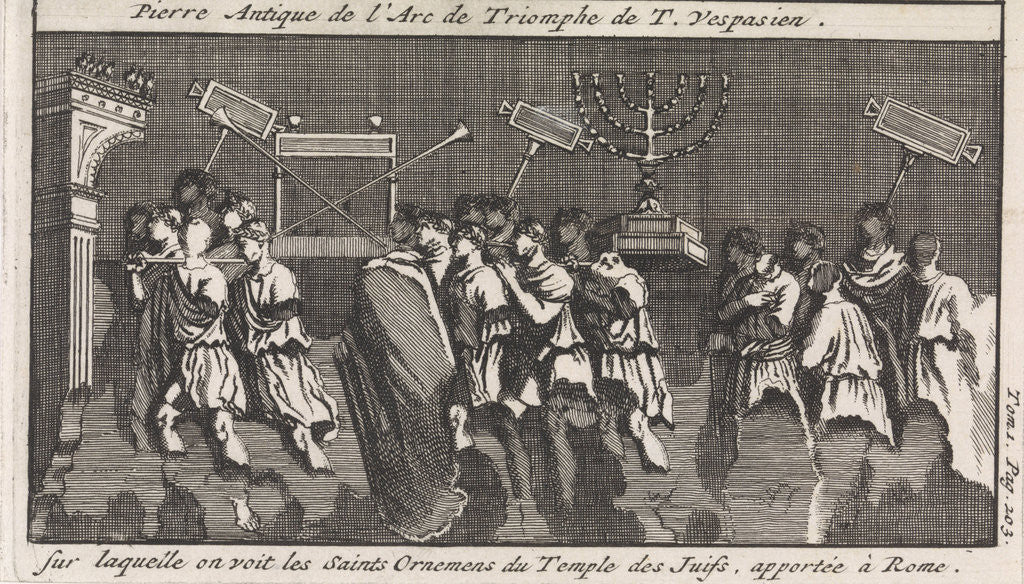 Detail of Relief of the Arch of Titus by Pieter Mortier