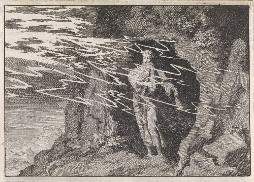 Detail of Elia in the cave by Pieter Mortier