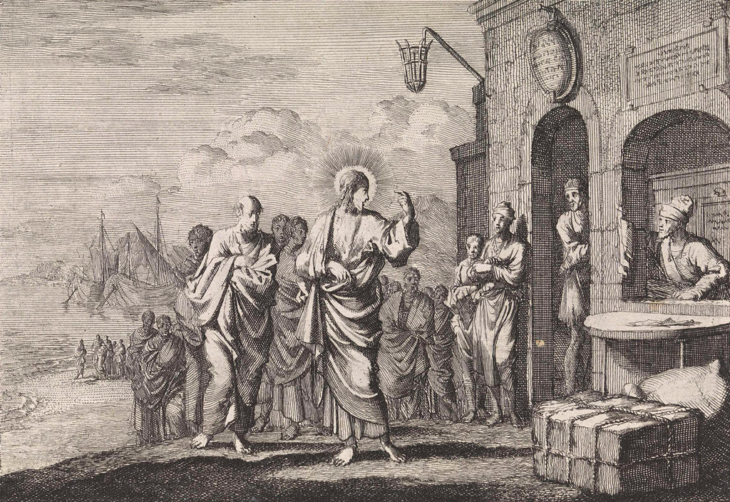 Detail of Calling of Matthew by Pieter Mortier