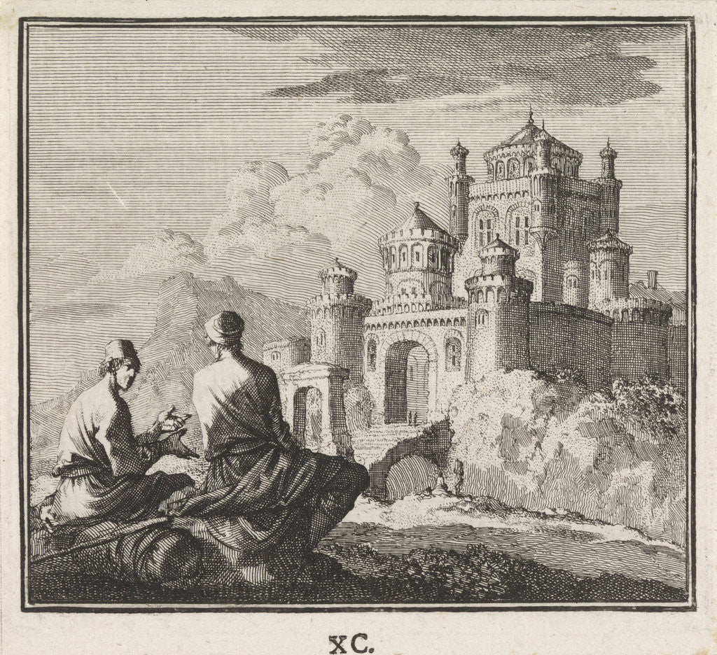 Detail of Castle by Christoph Weigel