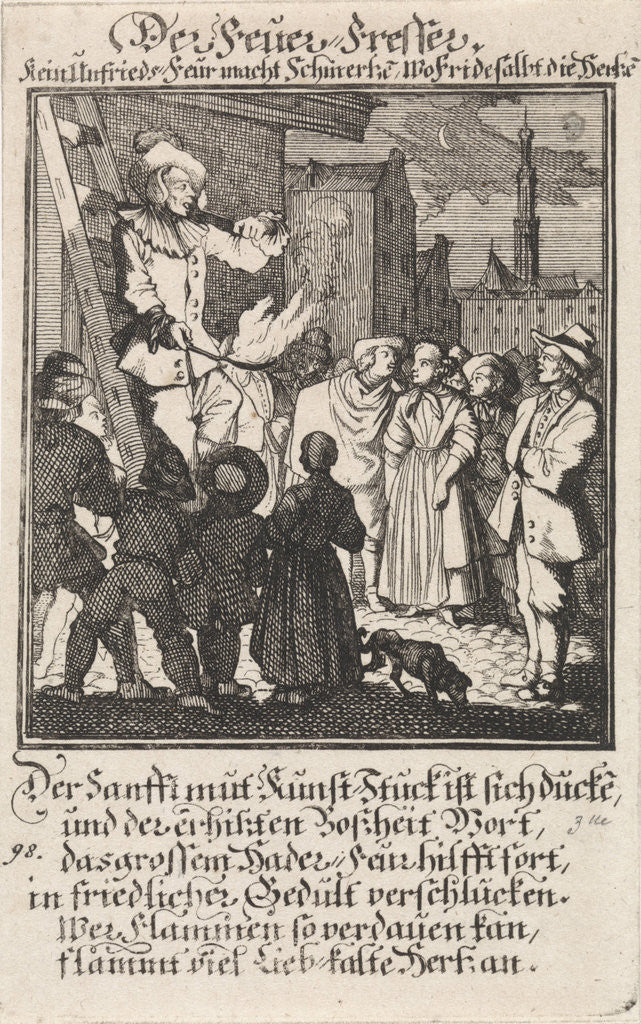 Detail of Fire Eater by Anonymous