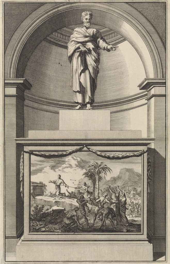 Detail of Apostle Thomas by François Halma