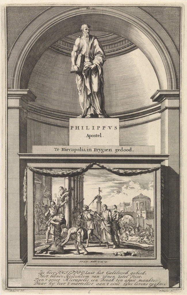 Detail of Apostle Philip by Francois Halma