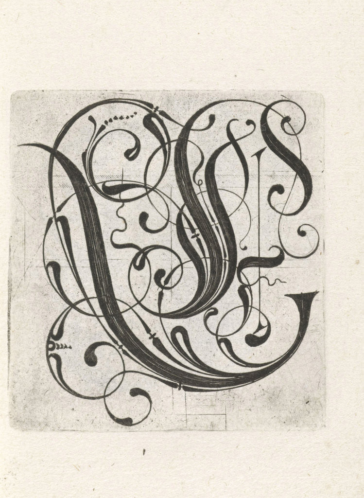 Detail of Letter E by Anonymous
