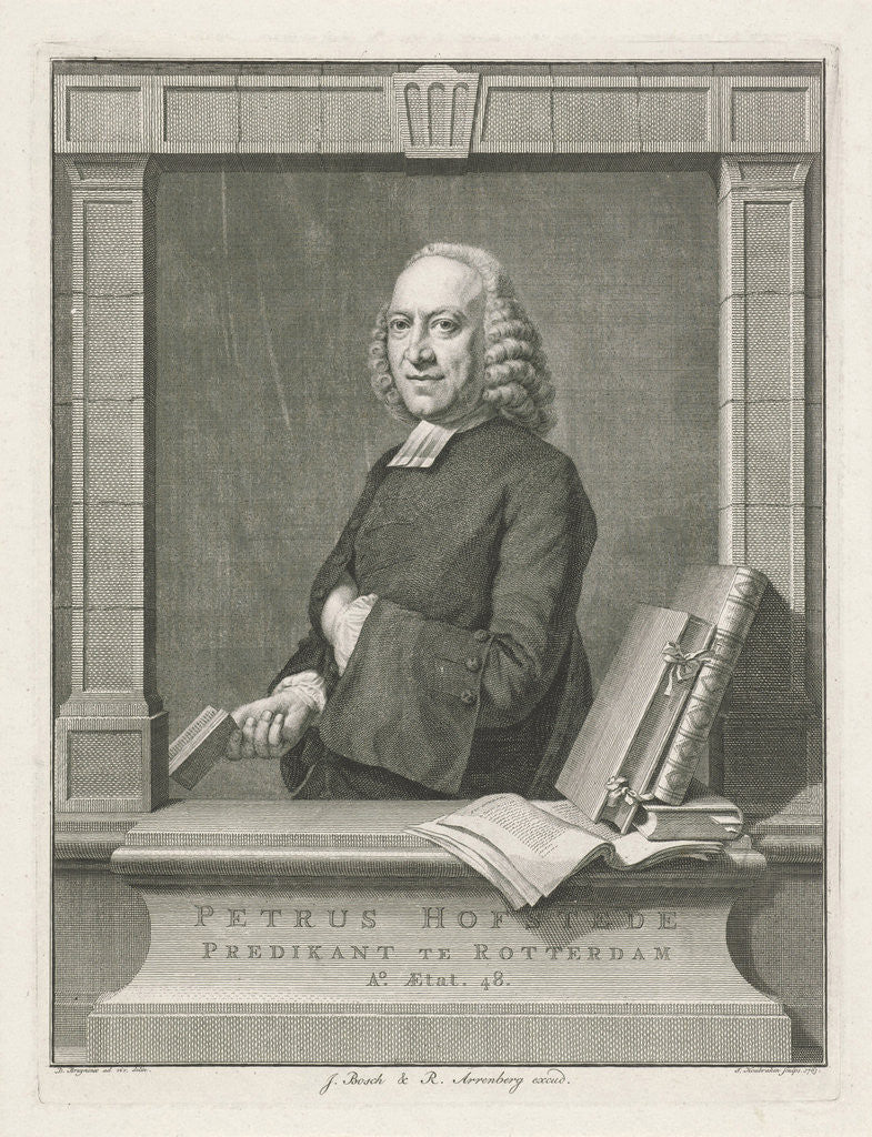 Detail of Portrait of Peter Hofstede by J. Bosch & R. Arrenberg