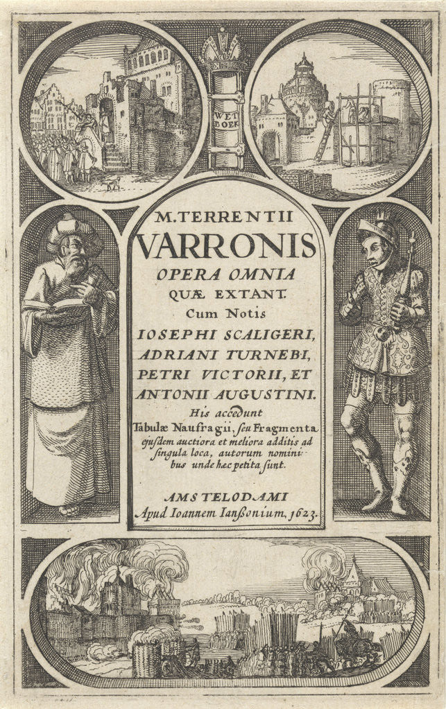 Detail of Title page for: Opera omnia qvæ extant by Johannes Janssonius