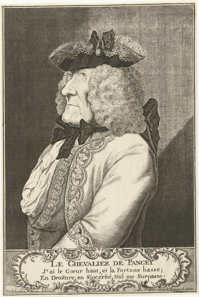 Detail of Portrait of the knight of Pancey by Anonymous