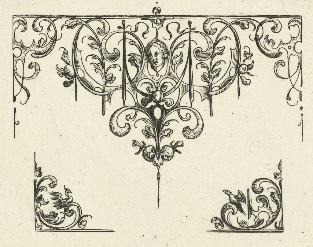 Detail of Ornament, Michael le Blon by Balthasar Caymox