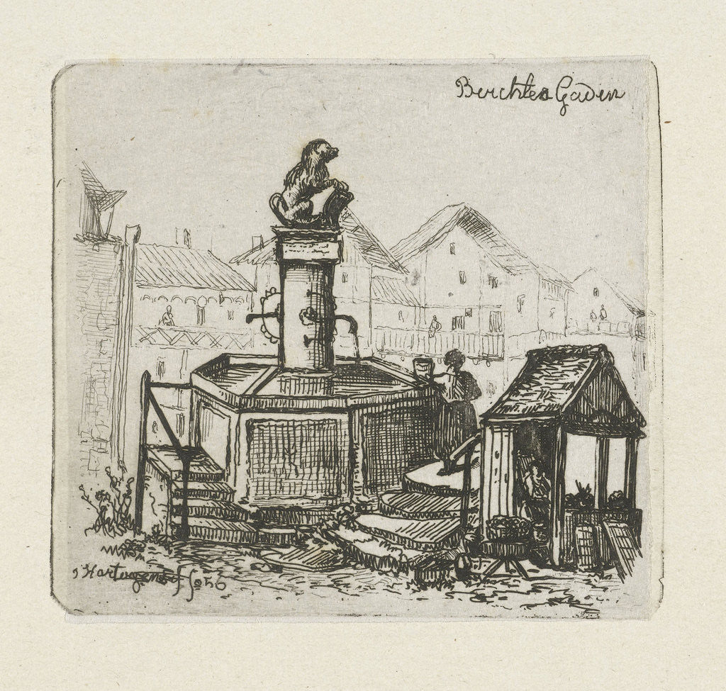 Detail of Berchtesgaden by Joseph Hartogensis