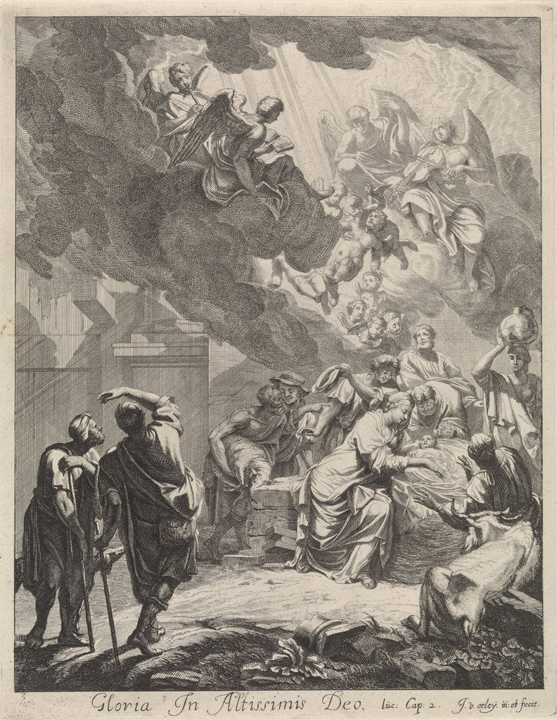 Detail of Adoration of the Shepherds by Jan van Orley