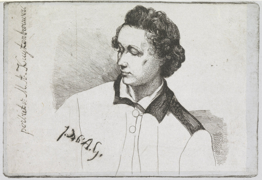 Detail of Portrait of Martinus Antonius Kuytenbrouwer by Johannes Christiaan d'Arnaud Gerkens