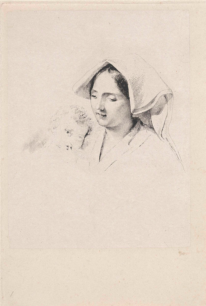 Detail of Woman with a child by Lodewijk Anthony Vintcent