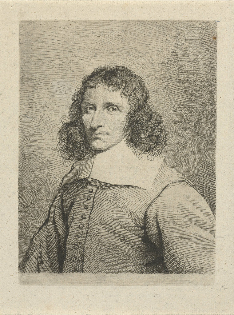 Detail of Portrait of Cornelis van Dalen by Cornelis van Dalen