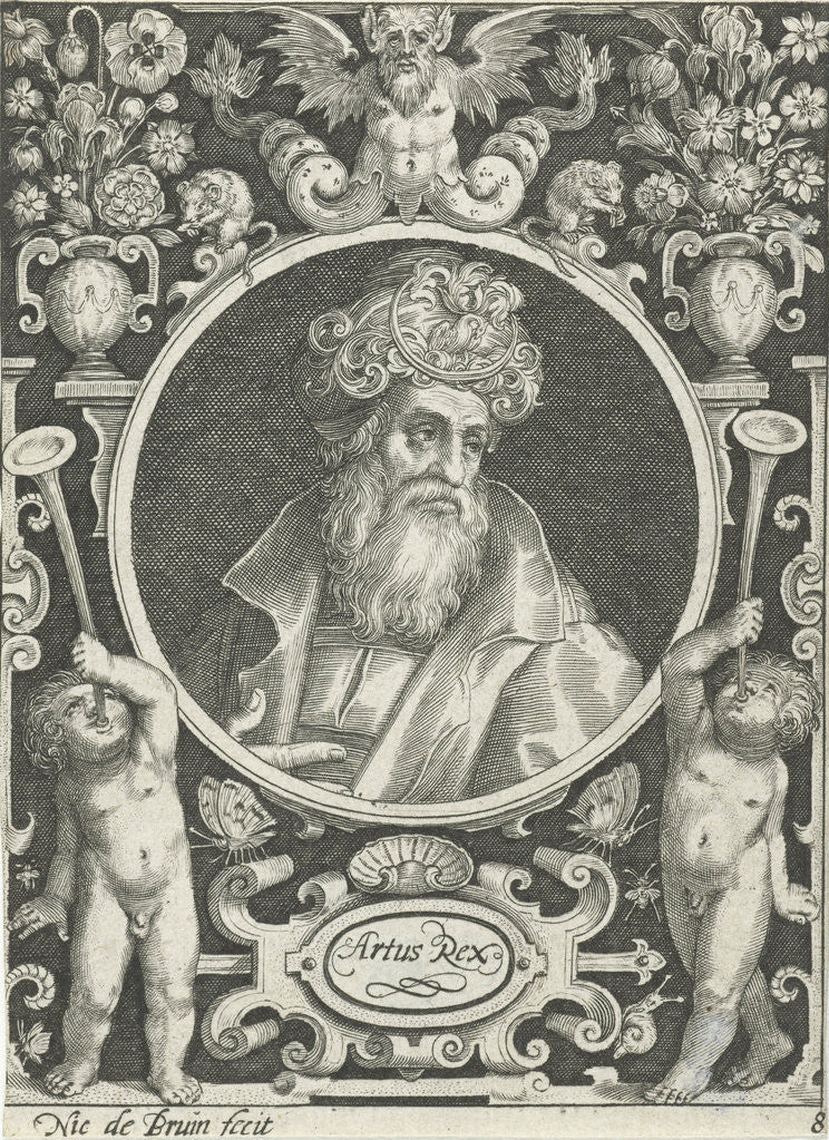 Detail of Portrait of Judas the Makkabeer by Nicolaes de Bruyn