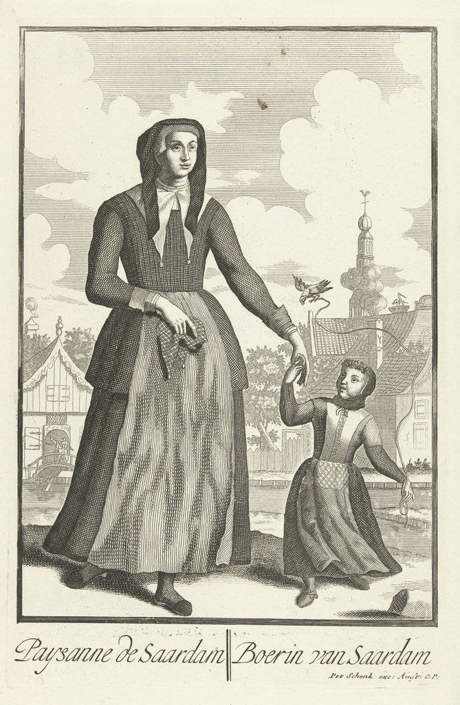 Detail of Farmer from Zaandam by Pieter Schenk I